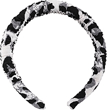 Fragrances, Perfumes, Cosmetics Hair Hoop, FA-5613, black and white, panther - Donegal