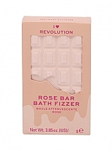 Bath Bomb - I Heart Revolution Chocolate Bar Bath Fizzer "Rose" — photo N1