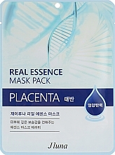 Fragrances, Perfumes, Cosmetics Placenta Facial Mask - Juno Real Essence Placenta Mask