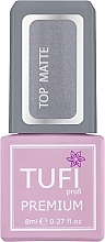 Fragrances, Perfumes, Cosmetics Matte Top Coat - Tufi Profi Premium Matte Top