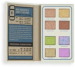 Eyeshadow Palette - Makeup Revolution X Monsters University Card Palette Mike & Sulley Scare — photo N3