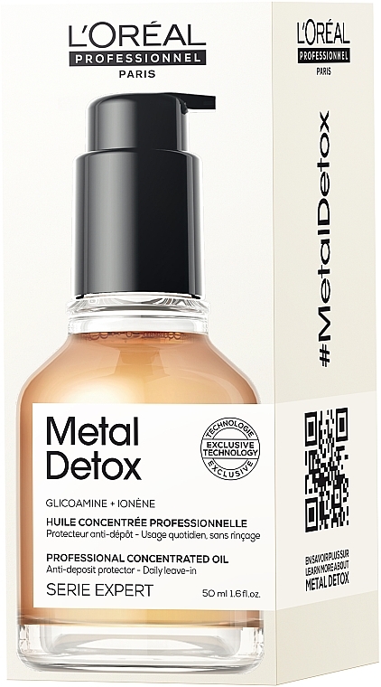 Concentrated Hair Oil - L'Oreal Professionnel Serie Expert Metal Detox — photo N11