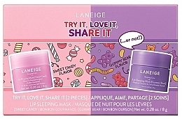 Fragrances, Perfumes, Cosmetics Set - Laneige Try it, Love it, Share it Set (lip/mask/2x8g)