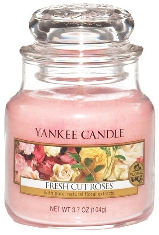 Fresh Cut Roses Scented Candle - Yankee Candle Fresh Cut Roses — photo N1