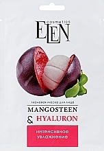 Fragrances, Perfumes, Cosmetics Mangosteen & Hyaluronic Sheet Mask - Elen Cosmetics