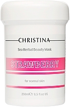 Strawberry Beauty Mask for Normal Skin - Christina Sea Herbal Beauty Mask Strawberry — photo N3