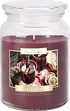 Premium Scented Candle in Jar 'Mulled Wine' - Bispol Premium Line Scented Candle Mulled Wine — photo N1