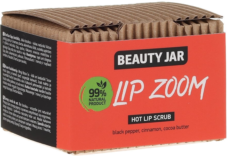 Sugar Lip Scrub - Beauty Jar Lip Zoom Hot Lip Scrub — photo N2