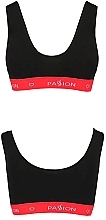 Sport Top with Wide Straps PS003, black - Passion — photo N5