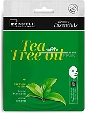 Tea Tree Oil Face mask - IDC Institute Tea Tree Oil Ultra Fine Face Mask — photo N1