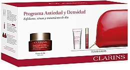 Fragrances, Perfumes, Cosmetics Set - Clarins Super Resorative For Dry Skin Set (cr/50ml + exfol/15ml + serum/10ml + bag)