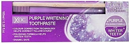 Set - Xpel Marketing Ltd XOC Purple Whitening (t/paste/100ml+ t/brush) — photo N1