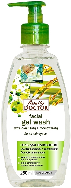 Face Cleansing Gel for All Skin Types "Ultra-Cleansing + Hydration" - Family Doctor — photo N1