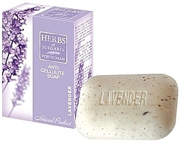 Fragrances, Perfumes, Cosmetics Anti-Cellulite Lavender Soap - BioFresh Herbs of Bulgaria Anti Cellulite Soap Lavender