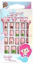 False Nails for Kids, 24 pcs. - Bling Little Miss Nails — photo N2