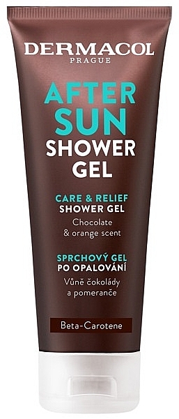 After Tan Shower Gel - Dermacol After Sun Care & Relief Shower Gel — photo N2