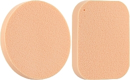 Face Sponge Set, round+square - Merci — photo N1