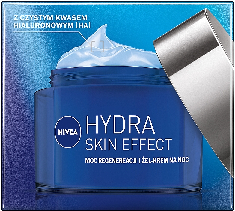 Night Cream - NIVEA Hydra Skin Effect Regeneration Gel-Cream (Night) — photo N4