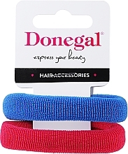 Fragrances, Perfumes, Cosmetics Hair Ties FA-5642, blue + crimson - Donegal