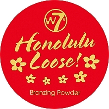 Bronzing Powder - W7 Honolulu Loose Bronzing Powder — photo N1