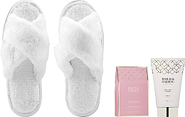 Set - Baylis & Harding Jojoba, Vanilla & Almond Oil (f/lot/140ml + bath/salt/100g + slippers) — photo N2