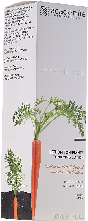 Mattifying Lotion "Massif Central Carrot" - Academie Lotion tonifi ante — photo N2