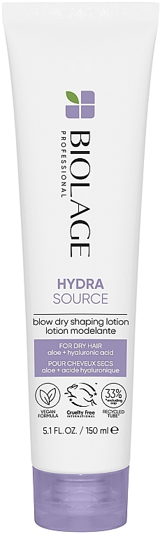 Hair Styling Lotion - Biolage HydraSource Blow Dry Shaping Lotion — photo N1