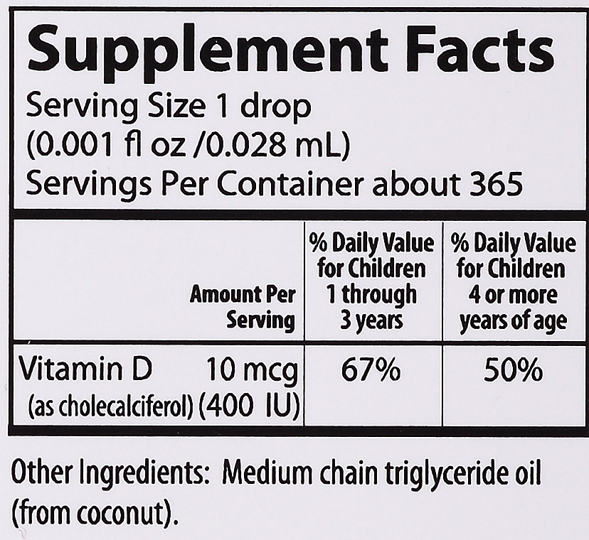 Vitamin D3 - Carlson Labs Kid's Super Daily D3 — photo N4