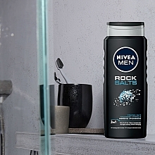 Shower Gel - NIVEA Men Rock Salts Shower Gel — photo N2