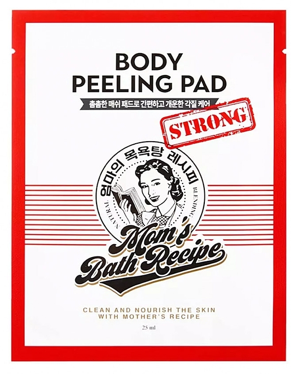 Body Peeling - Mom's Bath Recipe Body Peeling Pad Strong — photo N3