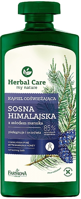 Bath Milk "Pine & Honey Manuka" - Farmona Herbal Care — photo N1