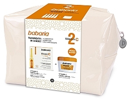 Fragrances, Perfumes, Cosmetics Set 'Vitamin C Recovery and Radiance' - Babaria (serum/5x2ml + cr/125ml + bag)