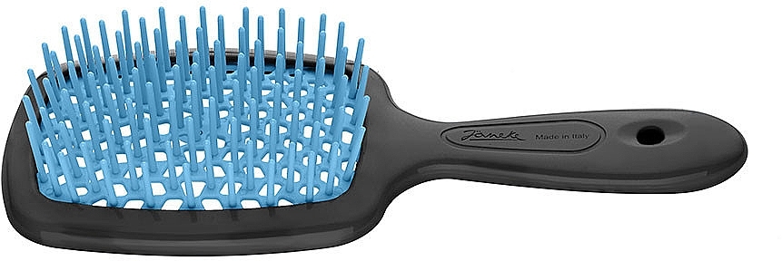 Hair Brush, black and blue - Janeke Superbrush Small — photo N1
