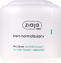 Fragrances, Perfumes, Cosmetics Normalizing Face Cream - Ziaja Pro Normalizing Cream