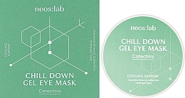 Hydrogel Eye Patches with Green Tea & Adenosine - Neos:lab Chill Down Gel Eye Mask Catechins — photo N2