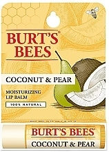 Fragrances, Perfumes, Cosmetics Lip Balm - Burt's Bees Pear & Coconut Hydrating Lip Balm