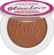 Fragrances, Perfumes, Cosmetics Highlighter - Vollare Glow Love Highlighter (01 -Cinnamon Rolls)