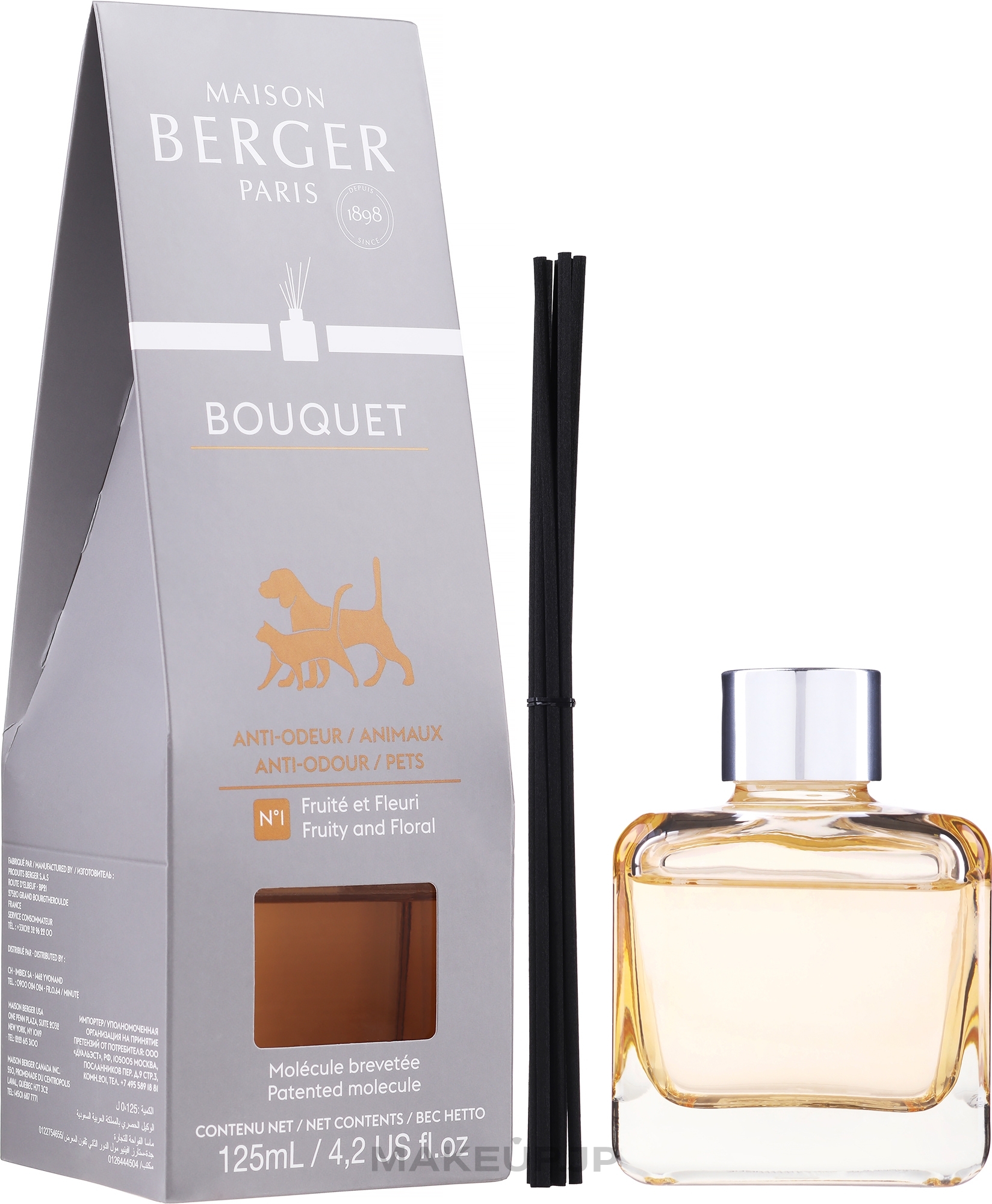 Aromadiffuser for Neutralizing Animal Odors - Maison Berger Neutralize Pet Smelis — photo 125 ml