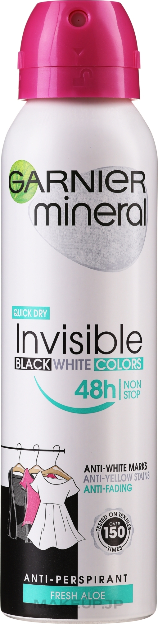 Deodorant Spray "Anti-Marks, Stains & Fading" - Garnier Mineral Deodorant Invisible — photo 150 ml