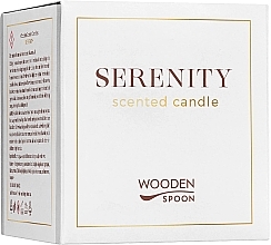 アロマキャンドル - Wooden Spoon Serenity Natural Scented Soy Candle — photo N2