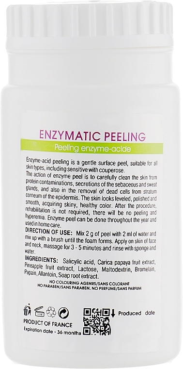 Enzyme-Acid Peeling in Jar - Biotonale Enzymatic Peeling — photo N2