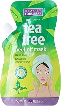 Fragrances, Perfumes, Cosmetics Peel Off Face Mask - Beauty Formulas Tea Tree Peel-Off Mask