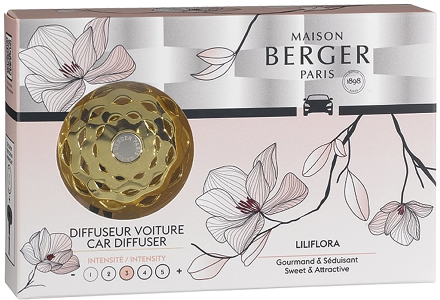 Maison Berger Liliflora - Car Aroma Diffuser, gold — photo N1