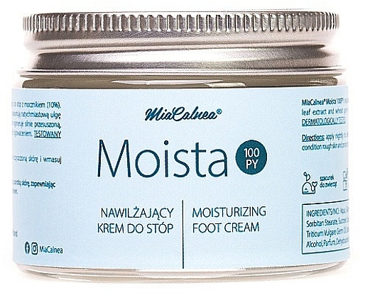 Moisturizing Foot Cream - MiaCalnea Moisturizing Foot Cream — photo N1