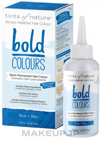 Semi-Permanent Hair Color - Tints Of Nature Semi-Permanent Bold Colours — photo Blue