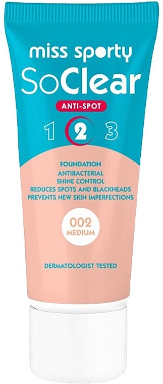 Foundation - Miss Sporty Foundation So Clear Anti Spot 2 — photo N1