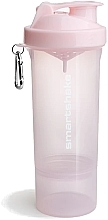 Shaker, 500 ml - SmartShake Slim Cotton Pink — photo N1