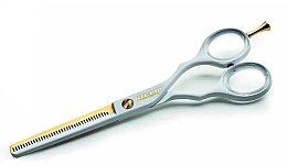 Fragrances, Perfumes, Cosmetics 6" Thinning Scissors, white with gold - Kiepe Professional Luxury Hairdressing Scissors