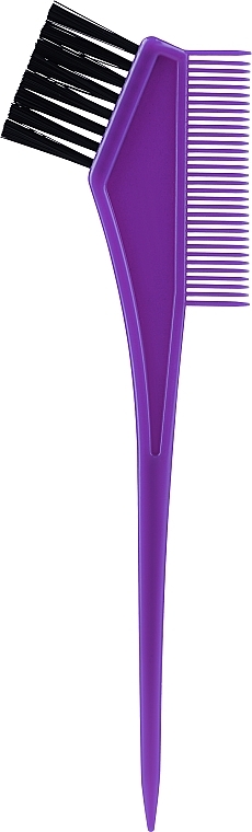 Hair Coloring Brush, 20x5 cm, double-sided purple - Ampli  — photo N1