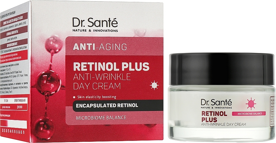 Anti-Wrinkle Day Face Cream - Dr. Sante Retinol Plus Anti-Wrinkle Day Cream — photo N2